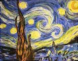 Math Plus Drawing: “Rounding Numbers on a Starry Night”