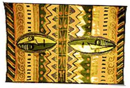 Fine Art Painting: Lois Mailou Jones “African Gift Wrap”