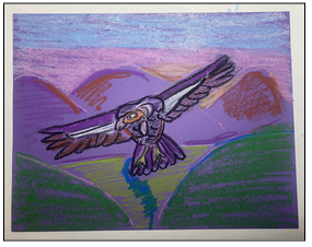 History Plus Drawing: “California Condor-Chumash Indian Cave Art”