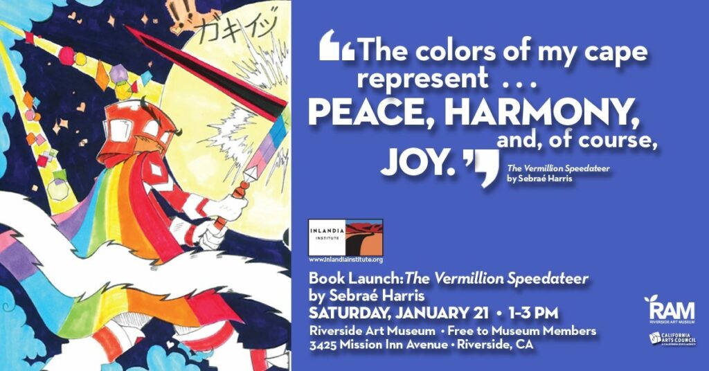 Book Launch: The Vermillion Speedateer by Sebraé Harris - Riverside Art ...