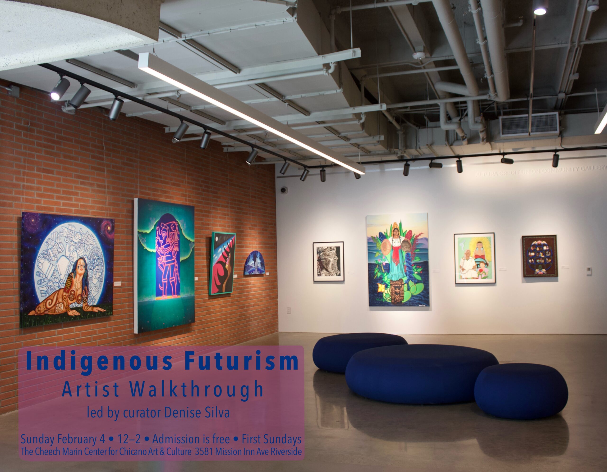 FREE Artist walk-through led by Indigenous Futurism curator Denise Silva + Maya codex workshop with artist Stephanie Godoy