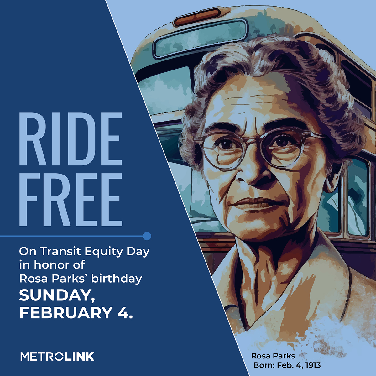 FREE ADMISSION + TRANSPORTATION ON TRANSIT EQUITY DAY – Sunday, February 4th 12 p.m. – 5 p.m.