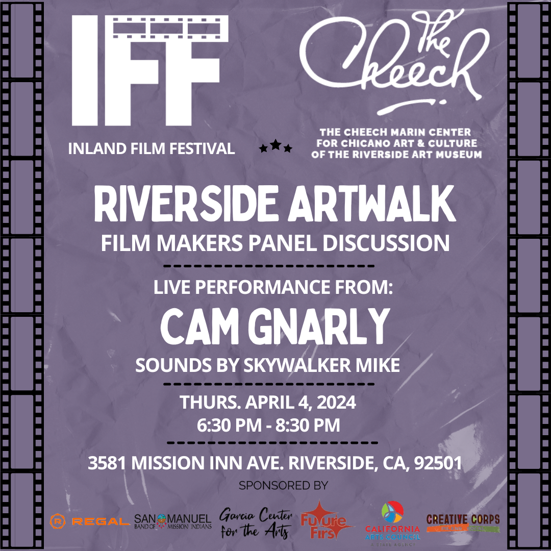 FREE ADMISSION (ArtsWalk) –  Learn more about the Inland Film Festival!